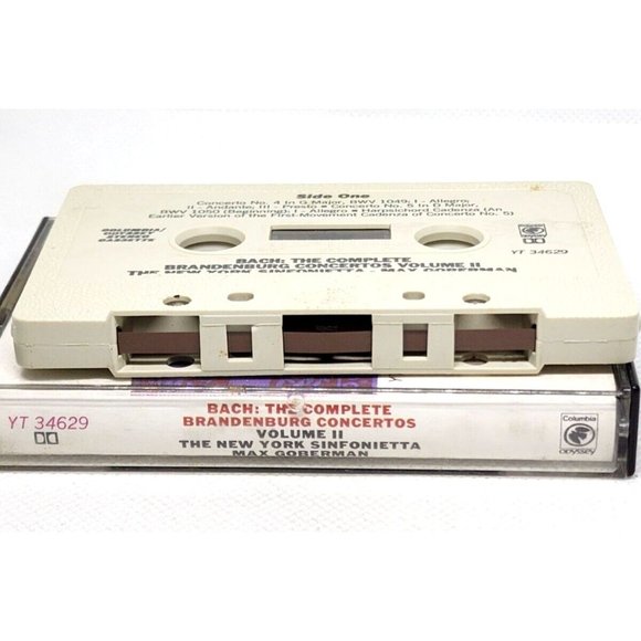 Bach Brandenburg Concertos Max Goberman Dolby System Cassette Tape - Picture 8 of 8